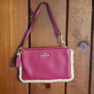 FINAL PRICE Pink Coach Wristlet